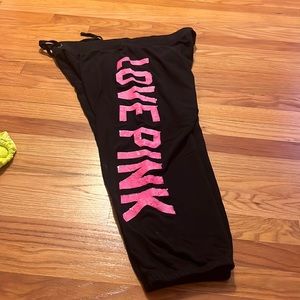 Cropped ankle jogger sweats